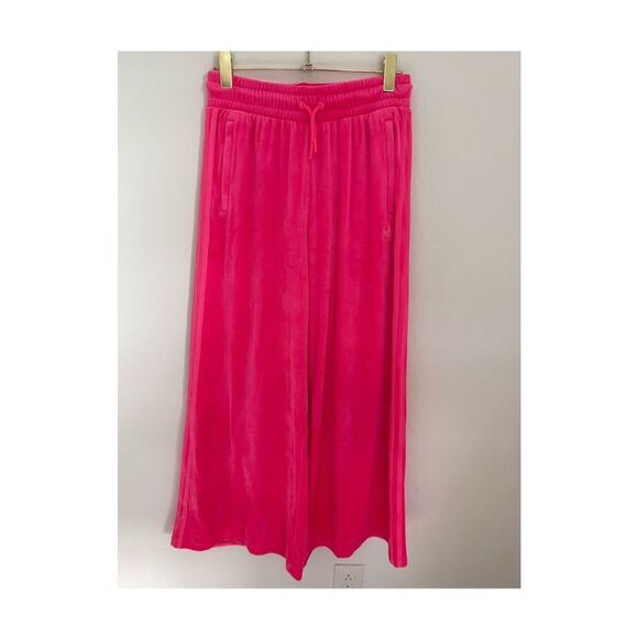 ADIDAS X JEREMY SCOTT Solar Pink Velour Track Pants & Top Set Size Medium NWT - Picture 1 of 9